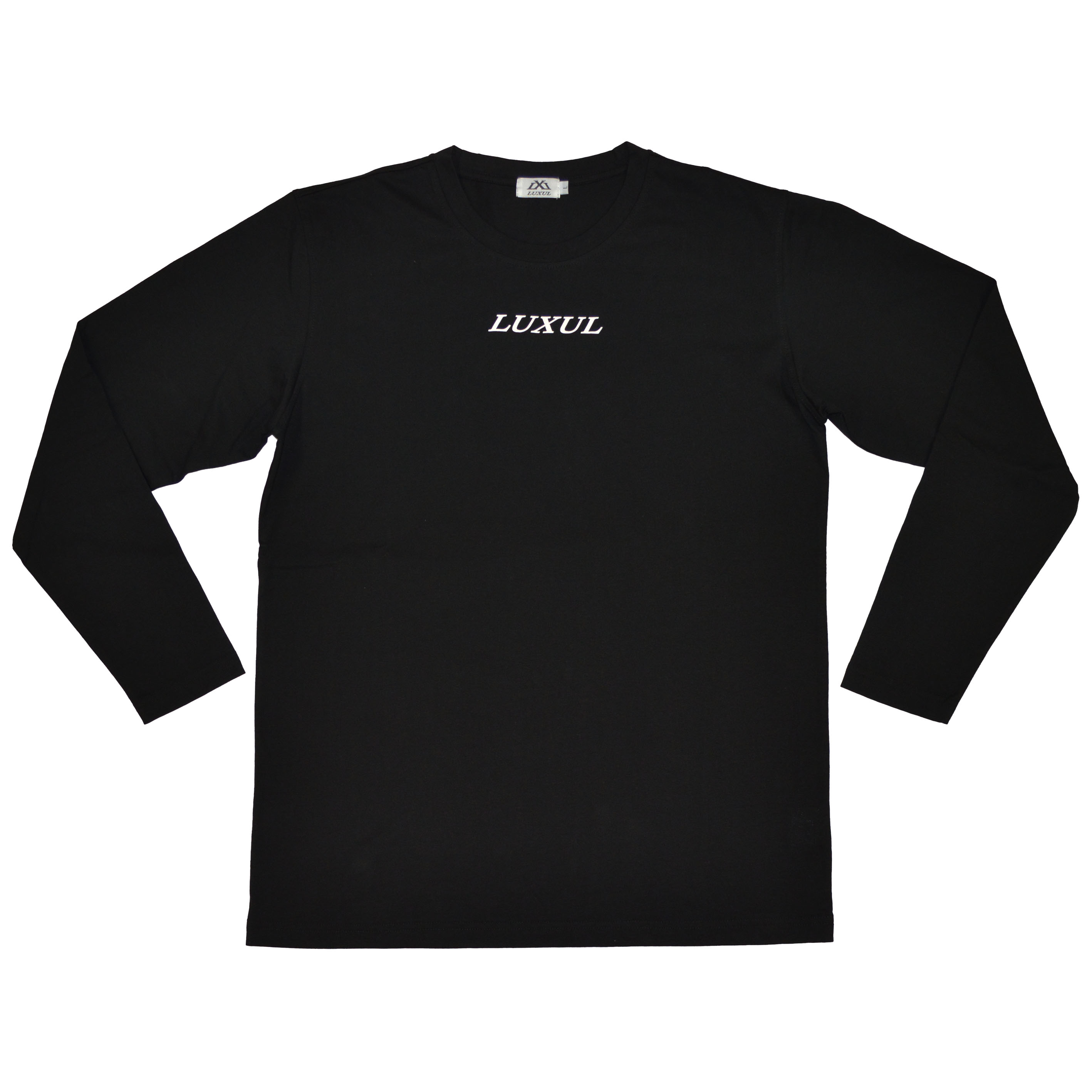 Front Logo  Long-sleeved T-shirt Black