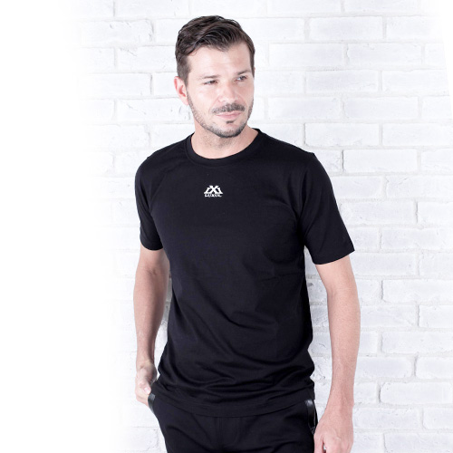 simple logo T-shrit Type-A Black